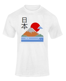 Camiseta com estampa japão